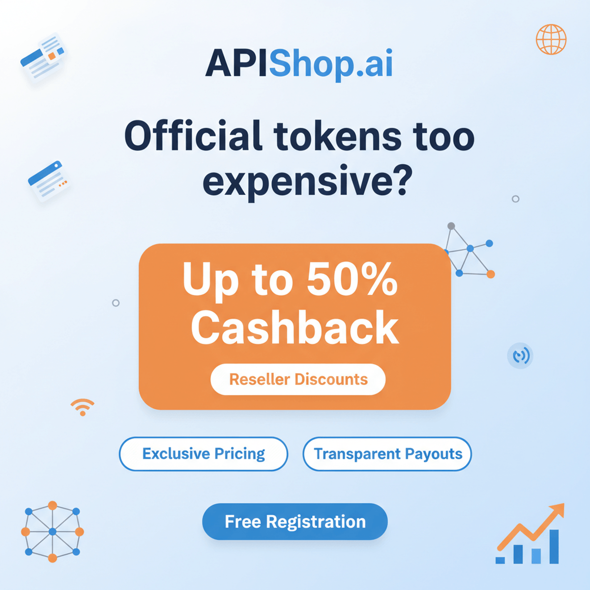 APIShop.ai — Up to 50% Cashback